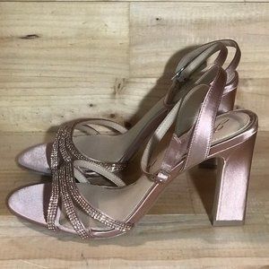 Badgley Mischka Sparkle Heeled Sandal